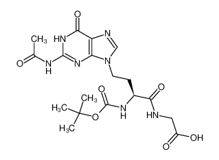 [(S)-4-(2-Acetylamino-6-oxo-1,6-dihydro-purin-9-yl)-2-tert-butoxycarbonylamino-butyrylamino]-acetic acid CAS:194920-30-4 manufacturer & supplier