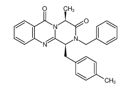 (1S,4S)-2-Benzyl-4-methyl-1-(4-methyl-benzyl)-1,2-dihydro-2,4a,9-triaza-anthracene-3,10-dione CAS:194926-01-7 manufacturer & supplier