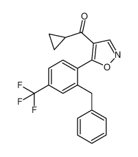 (5-(2-benzyl-4-(trifluoromethyl)phenyl)isoxazol-4-yl)(cyclopropyl)methanone CAS:194927-56-5 manufacturer & supplier