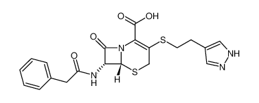 (6R,7R)-3-((2-(1H-pyrazol-4-yl)ethyl)thio)-8-oxo-7-(2-phenylacetamido)-5-thia-1-azabicyclo[4.2.0]oct-2-ene-2-carboxylic acid CAS:194929-54-9 manufacturer & supplier