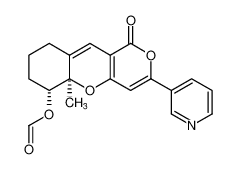 rel-(5aR,6R)-5a-methyl-1-oxo-3-(pyridin-3-yl)-5a,6,8,9-tetrahydro-1H,7H-pyrano[4,3-b]chromen-6-yl formate CAS:194937-85-4 manufacturer & supplier