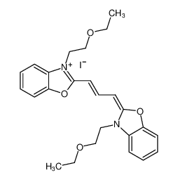 3-(2-ethoxyethyl)-2-((1E,3E)-3-(3-(2-ethoxyethyl)benzo[d]oxazol-2(3H)-ylidene)prop-1-en-1-yl)benzo[d]oxazol-3-ium iodide CAS:194941-28-1 manufacturer & supplier