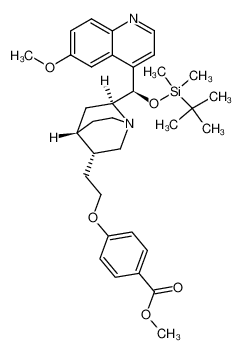 methyl 9-O-tert-butyldimethylsilyl-10,11-dihydroquinine-11-(phenoxy-p-carboxylate) CAS:194983-31-8 manufacturer & supplier