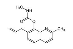 Methyl-carbamic acid 7-allyl-2-methyl-quinolin-8-yl ester CAS:19499-04-8 manufacturer & supplier