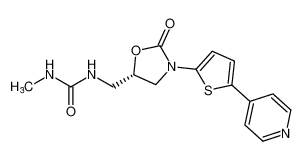 (S)-1-methyl-3-((2-oxo-3-(5-(pyridin-4-yl)thiophen-2-yl)oxazolidin-5-yl)methyl)urea CAS:194992-29-5 manufacturer & supplier