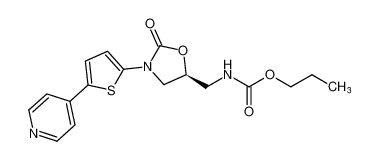 propyl (S)-((2-oxo-3-(5-(pyridin-4-yl)thiophen-2-yl)oxazolidin-5-yl)methyl)carbamate CAS:194992-30-8 manufacturer & supplier