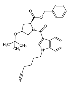 benzyl (2S)-4-(tert-butoxy)-1-(1-(4-cyanobutyl)-1H-indole-3-carbonyl)pyrrolidine-2-carboxylate CAS:194994-67-7 manufacturer & supplier