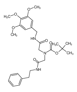 (Phenethylcarbamoyl-methyl)-[(3,4,5-trimethoxy-benzylcarbamoyl)-methyl]-carbamic acid tert-butyl ester CAS:194996-23-1 manufacturer & supplier