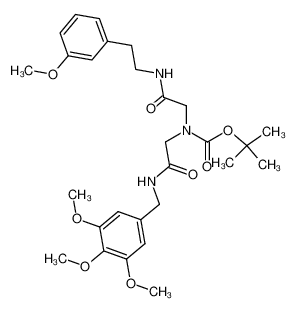 {[2-(3-Methoxy-phenyl)-ethylcarbamoyl]-methyl}-[(3,4,5-trimethoxy-benzylcarbamoyl)-methyl]-carbamic acid tert-butyl ester CAS:194996-26-4 manufacturer & supplier