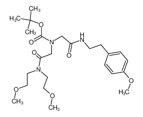 N-((tert-butyloxy)carbonyl)-N'-(2-(4-methoxyphenyl)ethyl)-N'-di(2-methoxyethyl)iminodiacetic acid diamide CAS:194996-37-7 manufacturer & supplier