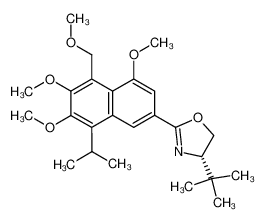 (4S)-4-t-butyl-2-(8-isopropyl-4,6,7-trimethoxy-5-methoxymethyl-2-naphthyl)-2-oxazoline CAS:194998-15-7 manufacturer & supplier