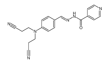 N'-(4-(bis(2-cyanoethyl)amino)benzylidene)isonicotinohydrazide CAS:19500-55-1 manufacturer & supplier