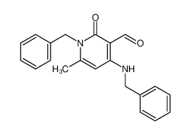 1-Benzyl-4-benzylamino-6-methyl-2-oxo-1,2-dihydro-pyridine-3-carbaldehyde CAS:195005-31-3 manufacturer & supplier