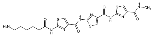 4-Thiazolecarboxamide,2-[[[2-[(6-amino-1-oxohexyl)amino]-4-thiazolyl]carbonyl]amino]-N-[4-[(methylamino)carbonyl]-2-thiazolyl]- CAS:195007-77-3 manufacturer & supplier