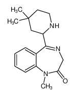 5-(4,4-dimethylpiperidin-2-yl)-1-methyl-1,3-dihydro-2H-benzo[e][1,4]diazepin-2-one CAS:195044-97-4 manufacturer & supplier