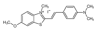 (E)-2-(4-(dimethylamino)styryl)-6-methoxy-3-methylbenzo[d]thiazol-3-ium iodide CAS:195049-90-2 manufacturer & supplier