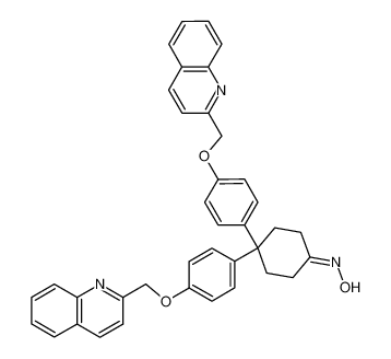 4,4-bis(4-(2-quinolylmethoxy)phenyl)-1-cyclohexanone oxime CAS:195050-77-2 manufacturer & supplier