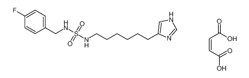 Sulfamide, N-[(4-fluorophenyl)methyl]-N'-[6-(1H-imidazol-4-yl)hexyl]-,(2Z)-2-butenedioate (1:1) CAS:195053-44-2 manufacturer & supplier