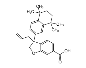 3-allyl-3-(5,5,8,8-tetramethyl-5,6,7,8-tetrahydronaphthalen-2-yl)-2,3-dihydrobenzofuran-6-carboxylic acid CAS:195060-24-3 manufacturer & supplier