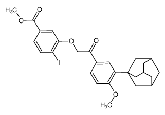 3-[2-(3-Adamantan-1-yl-4-methoxy-phenyl)-2-oxo-ethoxy]-4-iodo-benzoic acid methyl ester CAS:195060-52-7 manufacturer & supplier