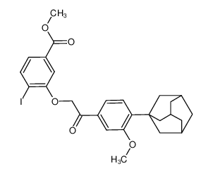 3-[2-(4-Adamantan-1-yl-3-methoxy-phenyl)-2-oxo-ethoxy]-4-iodo-benzoic acid methyl ester CAS:195060-59-4 manufacturer & supplier