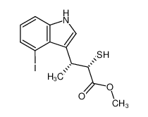 methyl (2S,3R)-2-sulfanyl-3-(4-iodo-1H-indol-3-yl)butanoate CAS:195065-09-9 manufacturer & supplier