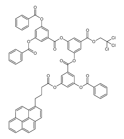 5-((3-((3-(benzoyloxy)-5-((4-(pyren-1-yl)butanoyl)oxy)benzoyl)oxy)-5-((2,2,2-trichloroethoxy)carbonyl)phenoxy)carbonyl)-1,3-phenylene dibenzoate CAS:195068-13-4 manufacturer & supplier