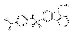 4-(9-ethyl-carbazole-3-sulfonylamino)-benzoic acid CAS:19507-43-8 manufacturer & supplier