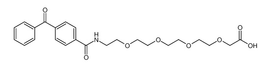 1-(4-benzoylphenyl)-1-oxo-5,8,11,14-tetraoxa-2-azahexadecan-16-oic acid CAS:195071-51-3 manufacturer & supplier