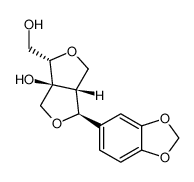 (1S,3aS,4S,6aR)-1-Benzo[1,3]dioxol-5-yl-4-hydroxymethyl-dihydro-furo[3,4-c]furan-3a-ol CAS:195141-62-9 manufacturer & supplier