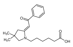 (E)-6-(4,4-dimethyl-2-(2-oxo-2-phenylethylidene)pyrrolidin-1-yl)hexanoic acid CAS:195149-62-3 manufacturer & supplier