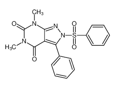 5,7-dimethyl-3-phenyl-2-(phenylsulfonyl)-2,7-dihydro-4H-pyrazolo[3,4-d]pyrimidine-4,6(5H)-dione CAS:195190-73-9 manufacturer & supplier