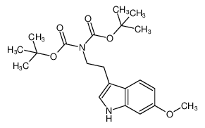 Imidodicarbonic acid, [2-(6-methoxy-1H-indol-3-yl)ethyl]-,bis(1,1-dimethylethyl) ester CAS:195191-62-9 manufacturer & supplier