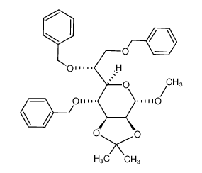 (3aS,4S,6R,7R,7aS)-7-Benzyloxy-6-((R)-1,2-bis-benzyloxy-ethyl)-4-methoxy-2,2-dimethyl-tetrahydro-[1,3]dioxolo[4,5-c]pyran CAS:195192-25-7 manufacturer & supplier