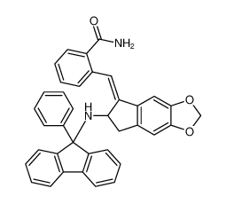 (Z)-2-((6-((9-phenyl-9H-fluoren-9-yl)amino)-6,7-dihydro-5H-indeno[5,6-d][1,3]dioxol-5-ylidene)methyl)benzamide CAS:195193-50-1 manufacturer & supplier