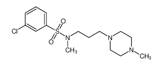 3-chloro-N-methyl-N-(3-(4-methylpiperazin-1-yl)propyl)benzenesulfonamide CAS:195201-15-1 manufacturer & supplier