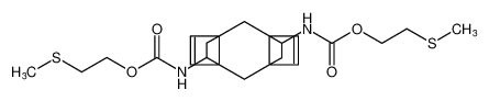 bis(2-(methylthio)ethyl) pentacyclo[6.2.2.23,6.01,8.03,6]tetradeca-11,13-diene-4,9-diyldicarbamate CAS:195201-49-1 manufacturer & supplier