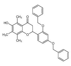 2-(2,4-bis(benzyloxy)phenyl)-6-hydroxy-5,7,8-trimethylchroman-4-one CAS:195201-77-5 manufacturer & supplier