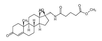 4-[((8R,9S,10R,13S,14S,17S)-17-Hydroxy-10,13-dimethyl-3-oxo-2,3,6,7,8,9,10,11,12,13,14,15,16,17-tetradecahydro-1H-cyclopenta[a]phenanthren-17-ylmethyl)-carbamoyl]-butyric acid methyl ester CAS:195203-15-7 manufacturer & supplier