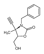 (4S,5S)-3-Benzyl-4-ethynyl-5-hydroxymethyl-4-methyl-oxazolidin-2-one CAS:195203-93-1 manufacturer & supplier