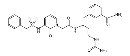 [3-[(benzylsulfonyl)amino]-2-oxo-1,2-dihydropyridyl]acetyl-D,L-3-amidinophenyl alaninal semicarbazone CAS:195204-22-9 manufacturer & supplier