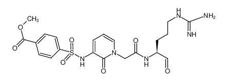 3-[(4-methoxycarbonylphenylsulfonyl)amino]-2-oxo-1,2-dihydropyridylacetyl-L-argininal CAS:195204-33-2 manufacturer & supplier