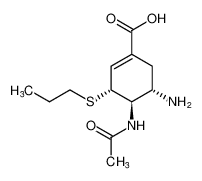 (3R,4R,5S)-4-acetamido-5-amino-3-(propylthio)cyclohex-1-ene-1-carboxylic acid CAS:195210-36-7 manufacturer & supplier