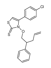 4-(p-chlorophenyl)-N-(2-phenyl-4-penten-1-oxy)thiazole-2(3H)-thione CAS:195213-59-3 manufacturer & supplier