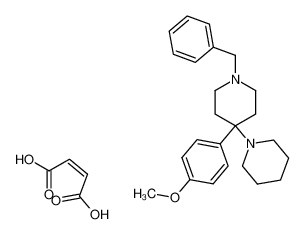 1'-Benzyl-4'-(4-methoxy-phenyl)-[1,4']bipiperidinyl; compound with (Z)-but-2-enedioic acid CAS:19522-03-3 manufacturer & supplier