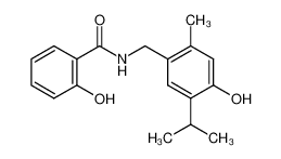 N-(4-hydroxy-5-isopropyl-2-methyl-benzyl)-salicylamide CAS:19522-72-6 manufacturer & supplier