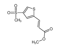 methyl 3-(4-methylsulfonylthiophen-2-yl)prop-2-enoate CAS:195248-35-2 manufacturer & supplier