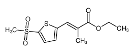 ethyl (E)-2-methyl-3-(5-(methylsulfonyl)thiophen-2-yl)acrylate CAS:195248-48-7 manufacturer & supplier