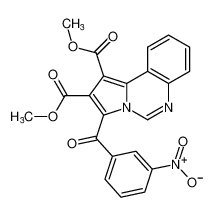 dimethyl 3-(3-nitrobenzoyl)pyrrolo[1,2-c]quinazoline-1,2-dicarboxylate CAS:195248-53-4 manufacturer & supplier