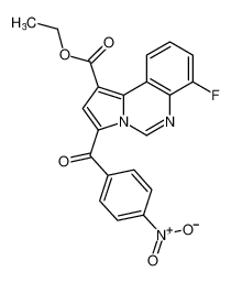 Pyrrolo[1,2-c]quinazoline-1-carboxylic acid, 7-fluoro-3-(4-nitrobenzoyl)-,ethyl ester CAS:195248-74-9 manufacturer & supplier